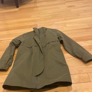 Lululemon olive green raincoat